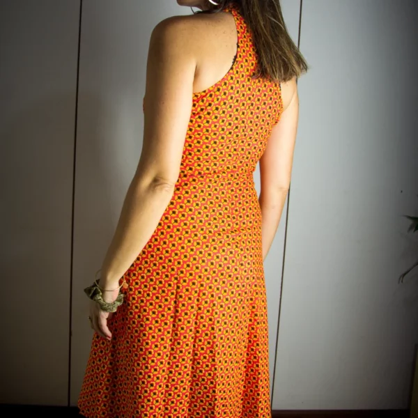 Penelope Dress Orange – Image 4